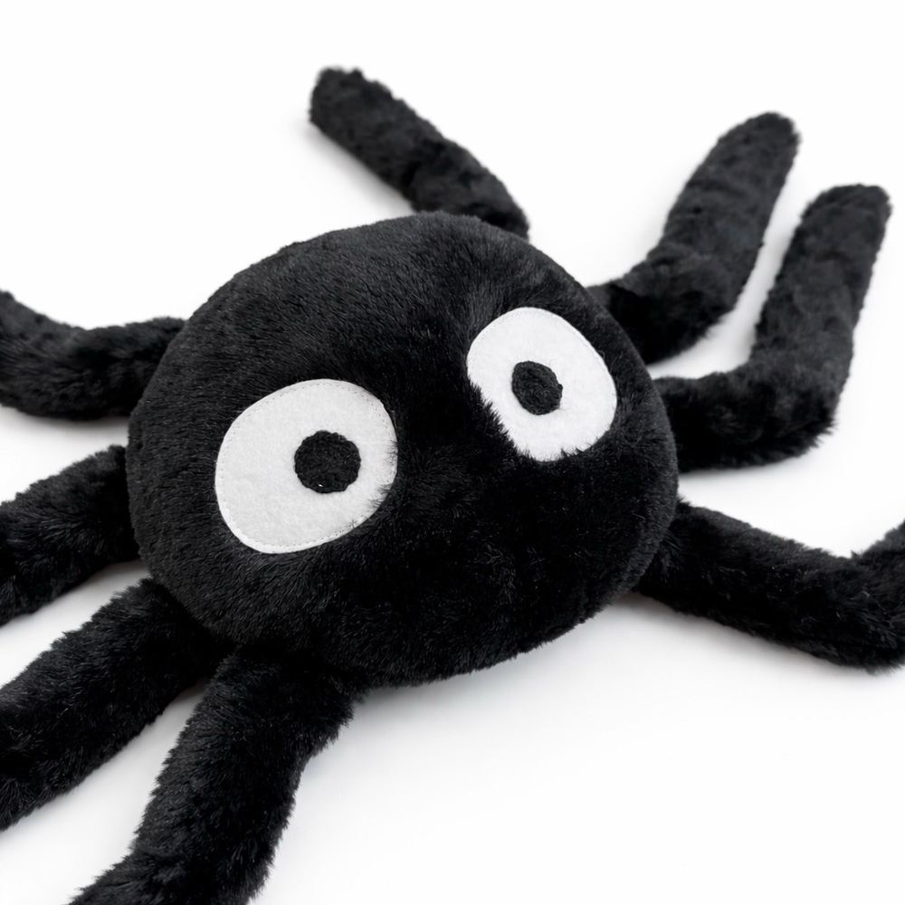 West Elm Everything Emberly Spider Ed Emberly Plush Stuffed Animal Toy Black - Picture 2 of 3